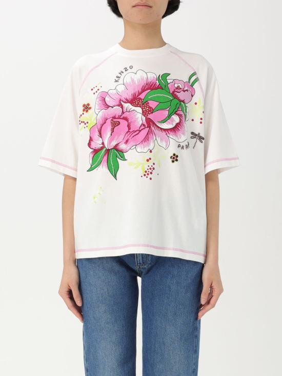 25SS 겐조 반팔 티셔츠 FF52TS1664SG 02 White