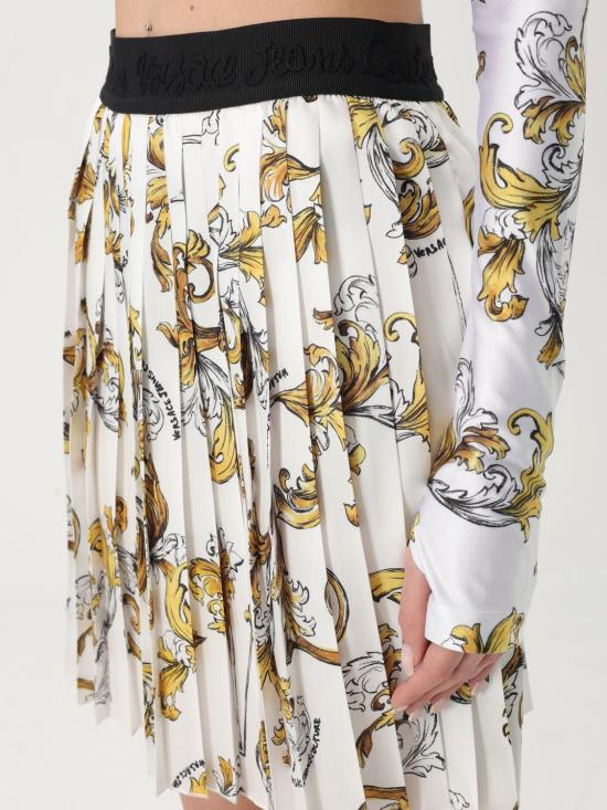 25FW 베르사체 스커트 78HAE820NS574 G03 White - VERSACE