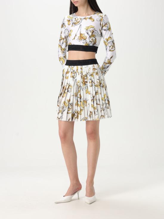 25FW 베르사체 스커트 78HAE820NS574 G03 White - VERSACE