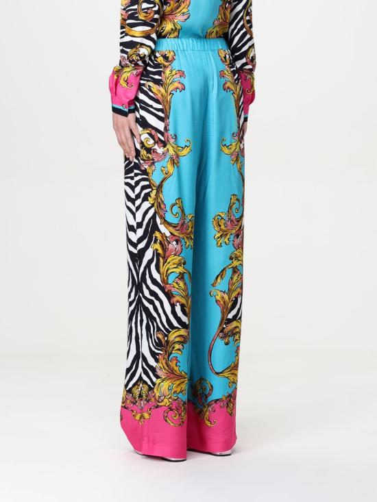 25SS 베르사체 스트레이트 팬츠 78HAA1P2NS653 288 Multicolor - VERSACE