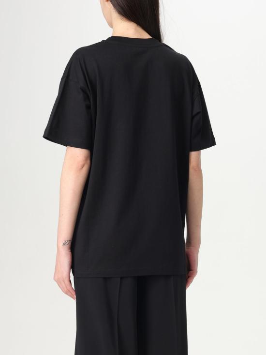 25SS 모스키노 반팔 티셔츠 07080441 1555 Black - MOSCHINO