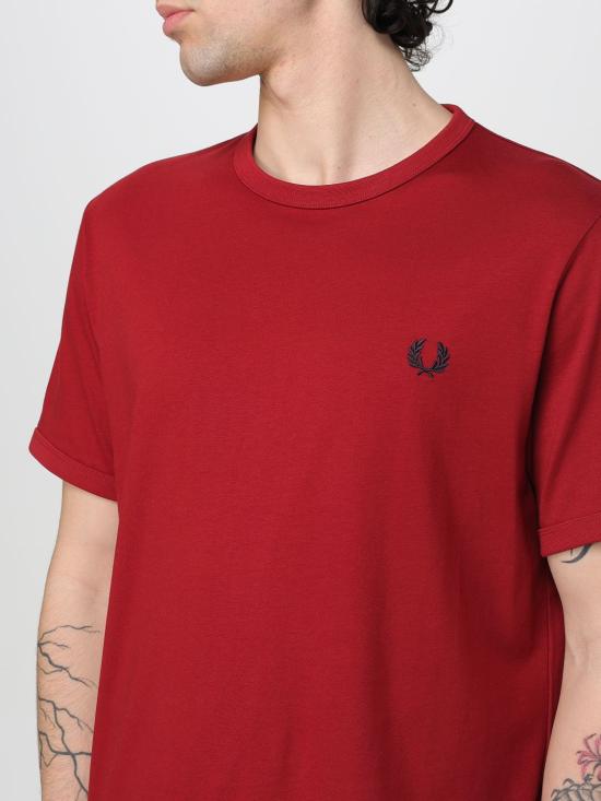 25FW 프레드페리 반팔 티셔츠 M3519 M02 Red - FRED PERRY