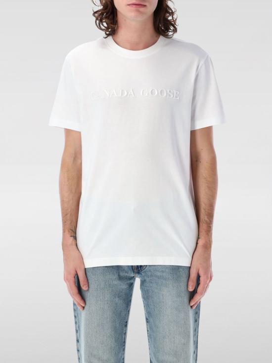 25SS 캐나다구스 반팔 티셔츠 1420M2 25 White