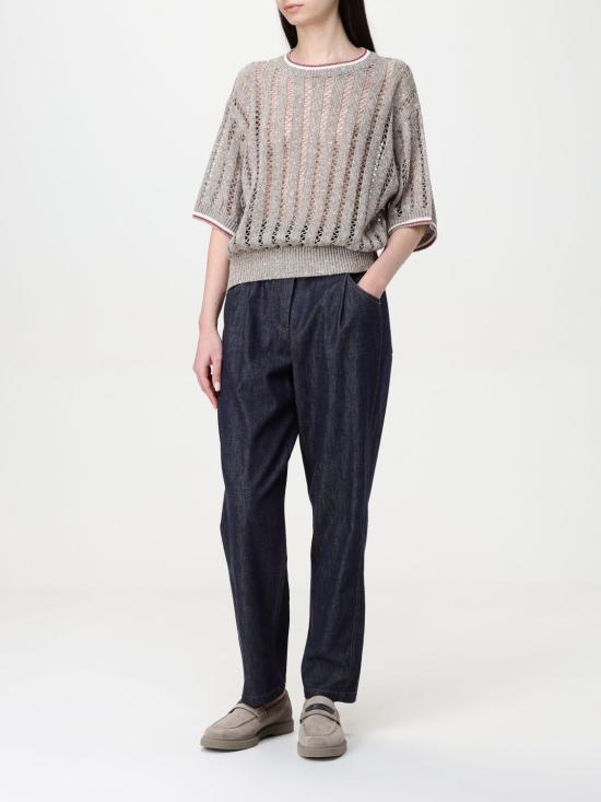 25SS 브루넬로 쿠치넬리 데님 팬츠 MA782P5567 C001 Blue - BRUNELLO CUCINELLI