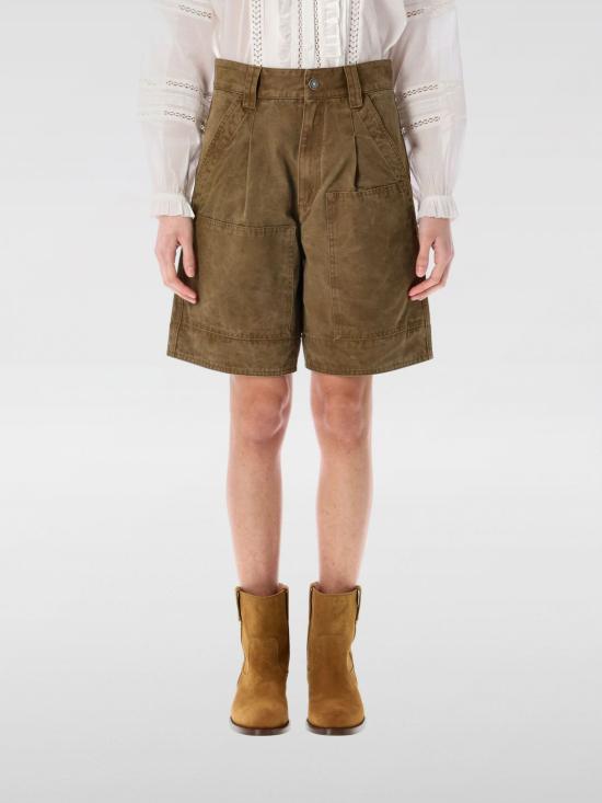 25SS 이자벨마랑에뚜왈 숏팬츠 SH0190FAC1G01E 50LB Brown
