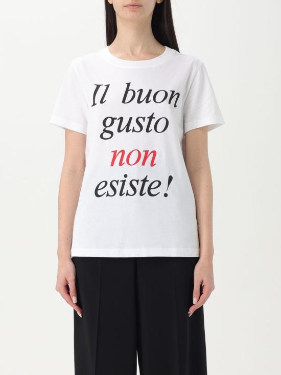 25FW 모스키노 반팔 티셔츠 07090441 1001 White