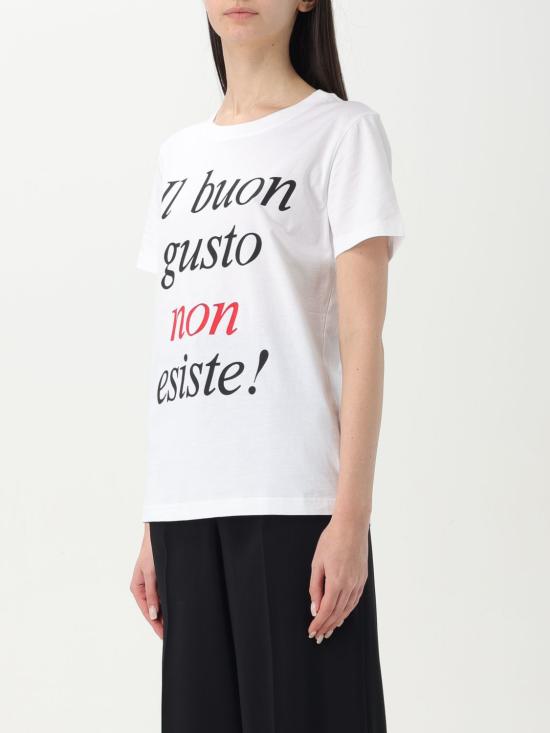 25FW 모스키노 반팔 티셔츠 07090441 1001 White - MOSCHINO