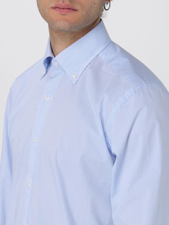 25SS 페이 긴팔 셔츠 NCMA150258SXAI U601 Sky Blue - FAY