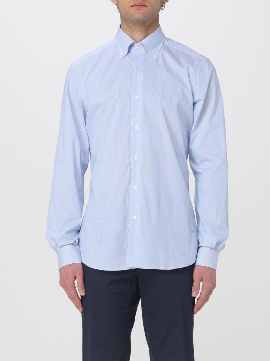 25SS 페이 긴팔 셔츠 NCMA150258SXAI U601 Sky Blue