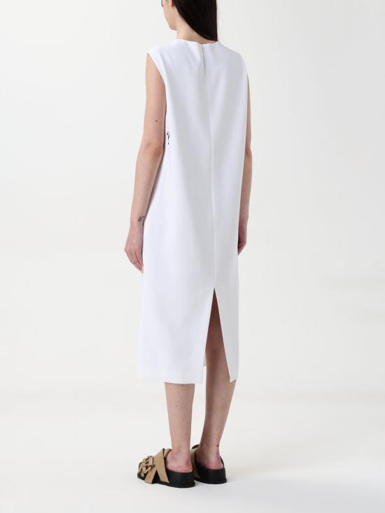 25SS 모스키노 롱 원피스 04070424 1001 White - MOSCHINO