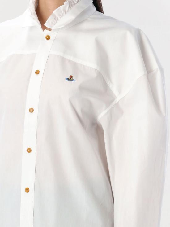 25SS 비비안웨스트우드 블라우스 3501001YW009Q A401 White - VIVIENNE WESTWOOD