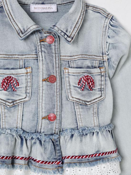 25FW [키즈] 모나리자 캐주얼 자켓 19E104NP5020 0062 Denim - MONNALISA