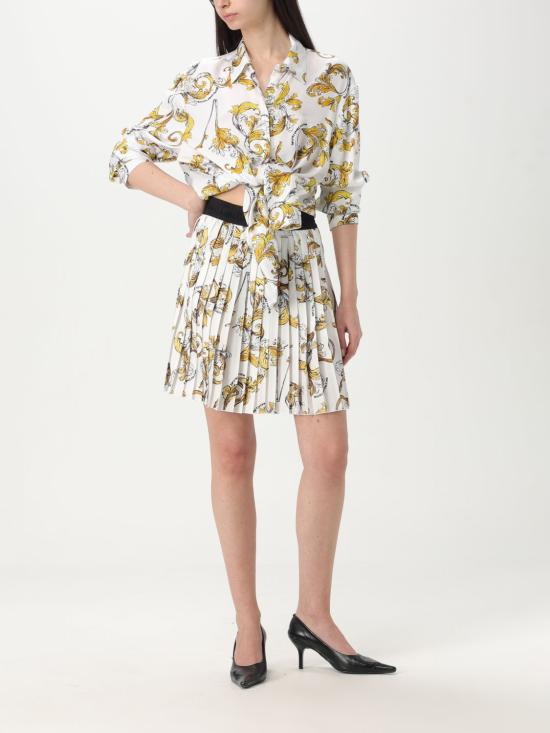 25FW 베르사체 블라우스 78HAL222NS639 G03 White - VERSACE