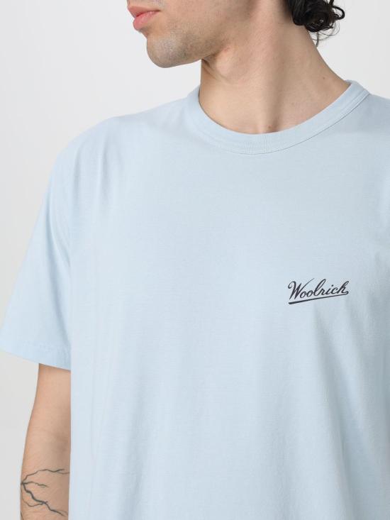 25FW 울리치 반팔 티셔츠 CFWOTE0144MRUT2926 30133 Sky Blue - WOOLRICH