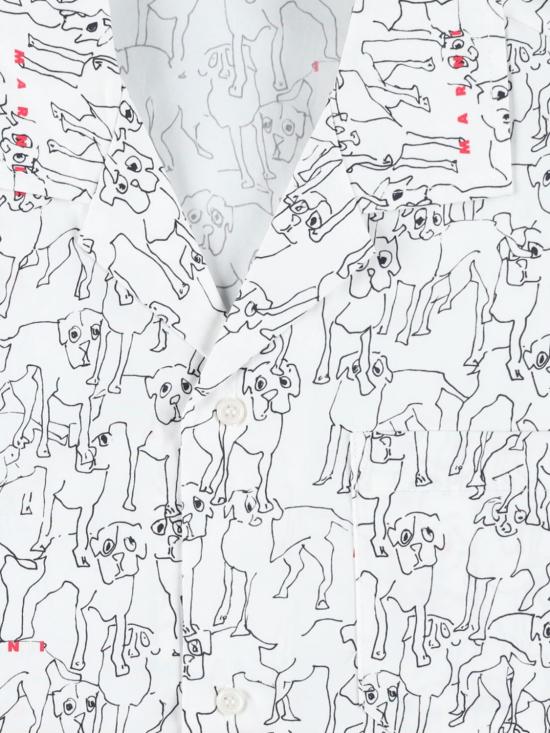 25SS [키즈] 마르니 셔츠 M01373M00U8 0M100 White - MARNI