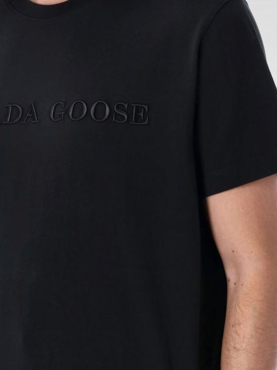 25SS 캐나다구스 반팔 티셔츠 1420M2 61 Black - CANADA GOOSE