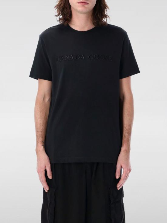 25SS 캐나다구스 반팔 티셔츠 1420M2 61 Black