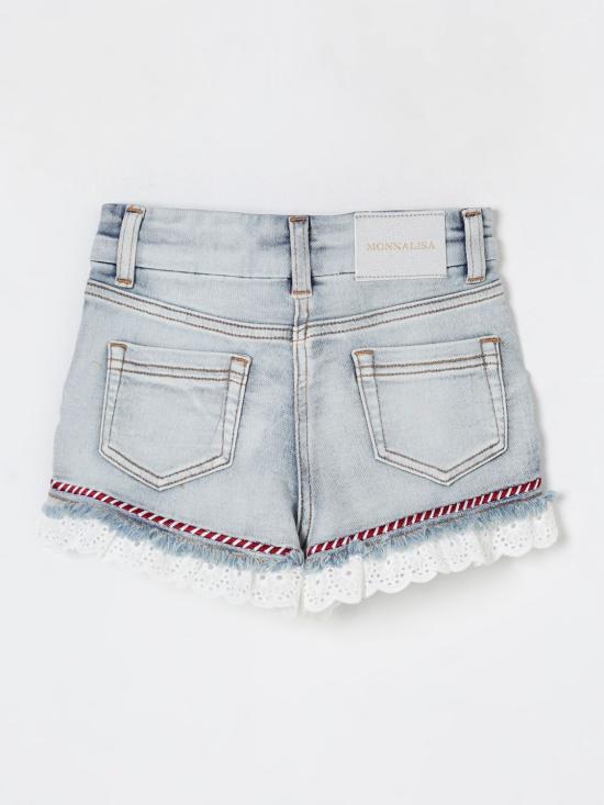 25FW [키즈] 모나리자 쇼츠/버뮤다 19E420NP5020 0062 Denim - MONNALISA