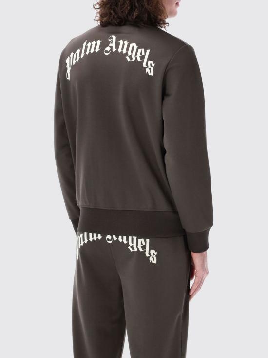 25FW 팜앤젤스 집업 니트 PMBD089S25FAB001 1303 Blue - PALM ANGELS