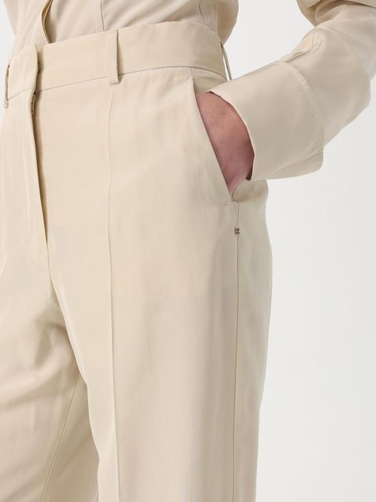 25FW 스포트막스 스트레이트 팬츠 2512131102600 001 Ivory - SPORTMAX