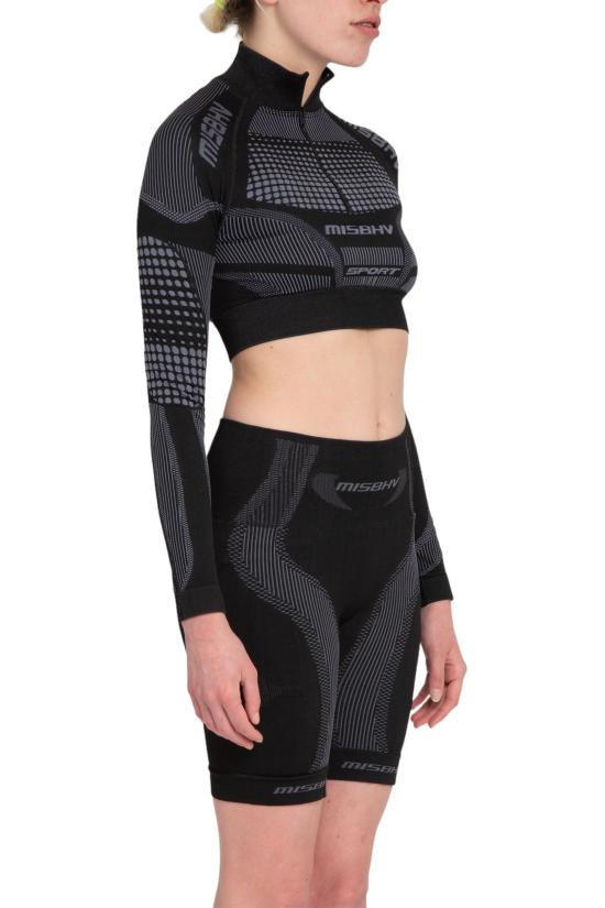  미스비헤이브 긴팔 티셔츠 231W521 MUTED BLACK Black - MISBHV