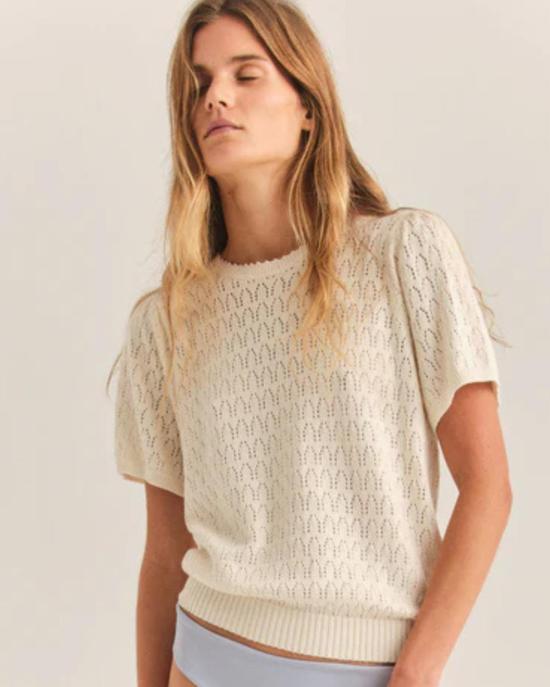  Cartolina 반팔 티셔츠 카톨리나 알레시아  아이보리 - OTHER BRANDS