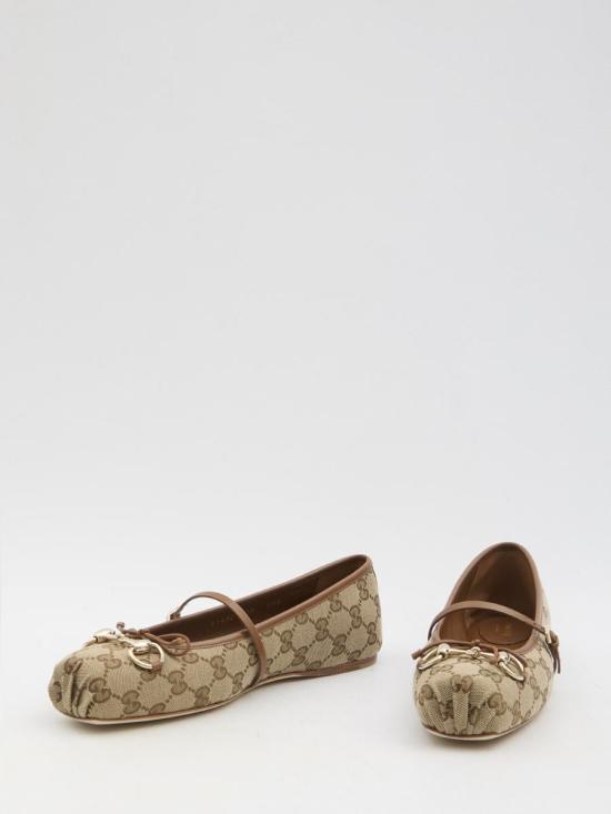 25SS 구찌 플랫 슈즈 38263457 814321 FAD6C 9745 Beige - GUCCI