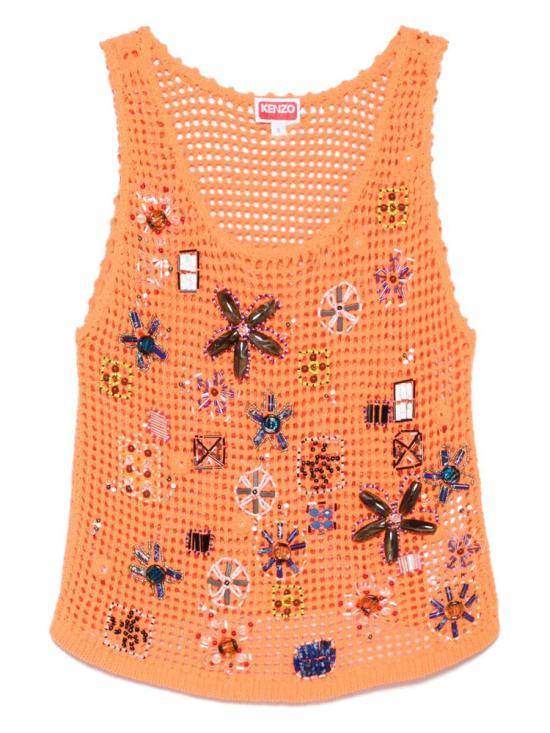 25SS 겐조 민소매 티셔츠 FF52PU7073BF 17 MID ORANGE