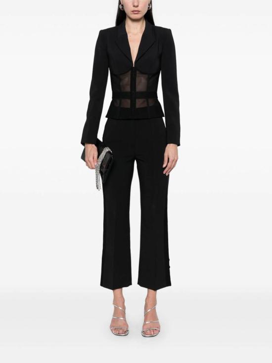 26SS 엘리자베타프랜치 스트레이트 팬츠 PA08651E2110 Black - ELISABETTA FRANCHI