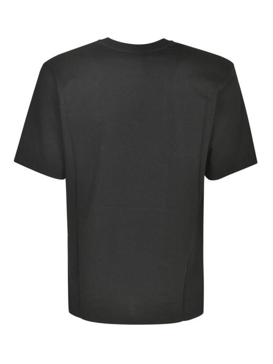 26SS 모스키노 반팔 티셔츠 071502411555 Black - MOSCHINO