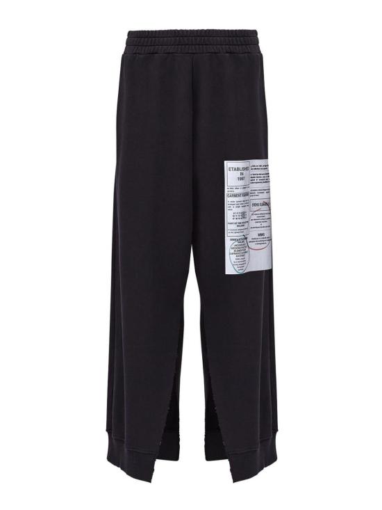  MM6 메종마르지엘라 스트레이트 팬츠 S52KA0527M25012899 Black