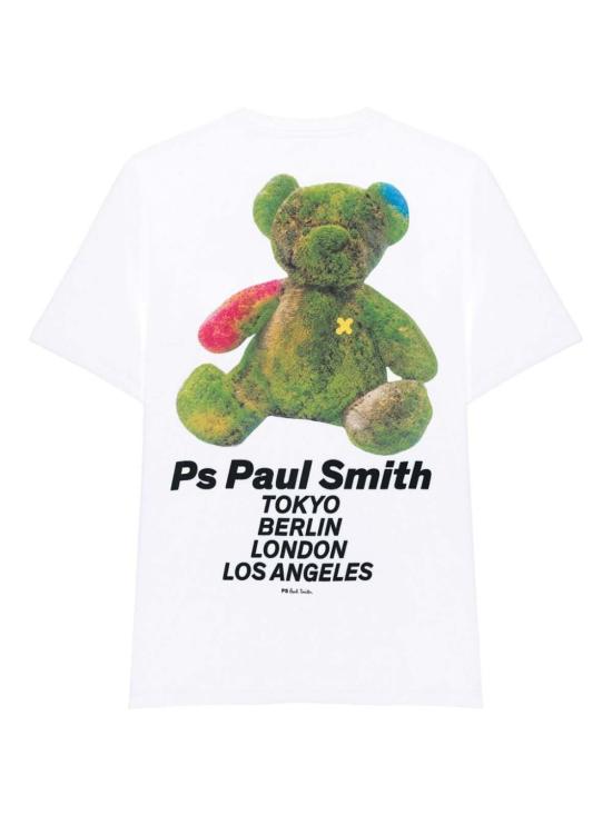  PS 바이 폴스미스 반팔 티셔츠 M2R011RNP469401 White - PS BY PAUL SMITH