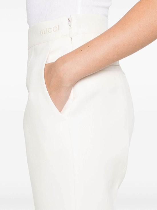  구찌 팬츠 800299ZARRY9002 Cream - GUCCI