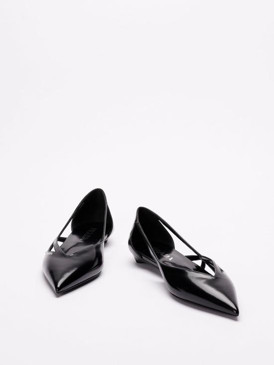 25FW 프라다 플랫 슈즈 1F732N055FD015F0002 Black - PRADA