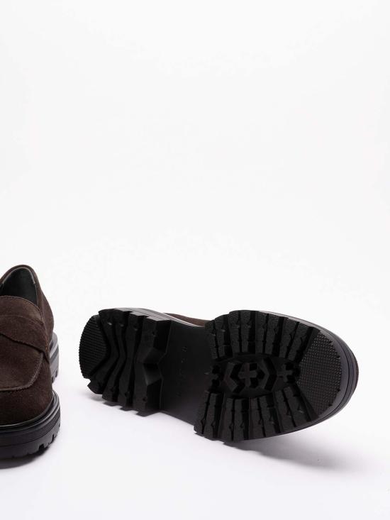 26FW 호간 로퍼 HXM6730FM90BYES808 Brown - HOGAN