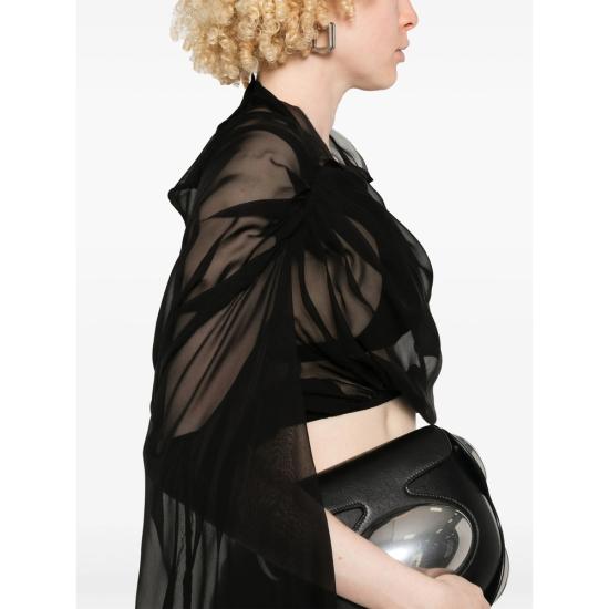 25SS 릭 오웬스 블라우스 RO01E7264 S 09 BLACK - RICK OWENS