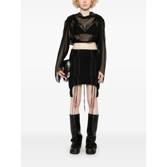 25SS 릭 오웬스 블라우스 RO01E7264 S 09 BLACK - RICK OWENS