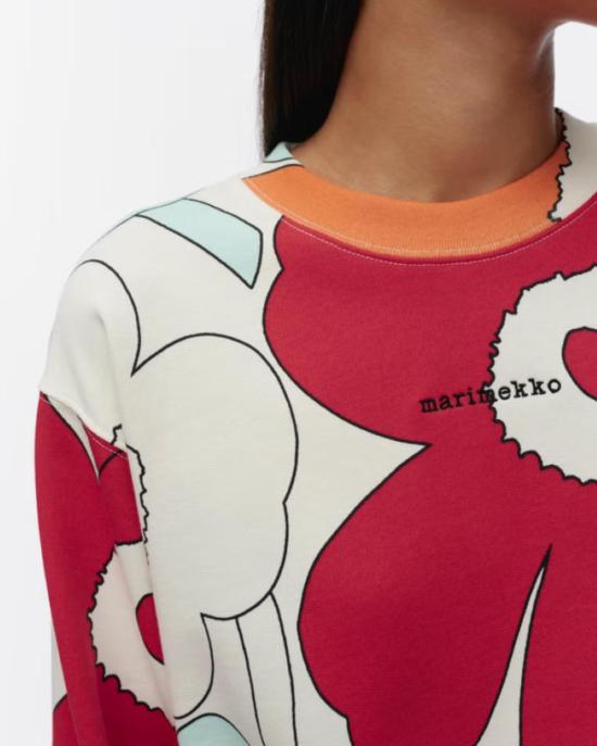  마리메꼬 스웨터 Marimekko Leiot Piirto Unikko Kioski 스웨트셔츠 멀티 - MARIMEKKO