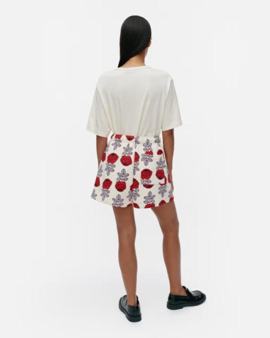  마리메꼬 숏팬츠 Marimekko Miksaus Piirto Unikko 반바지 멀티 - MARIMEKKO