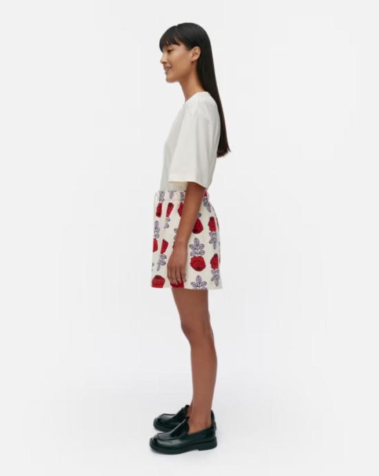  마리메꼬 숏팬츠 Marimekko Miksaus Piirto Unikko 반바지 멀티 - MARIMEKKO