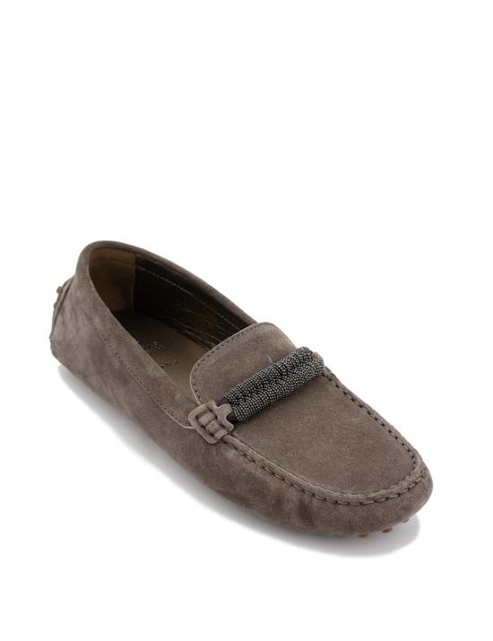  브루넬로 쿠치넬리 플랫 슈즈 MZSFG2686 C8212 Brown - BRUNELLO CUCINELLI
