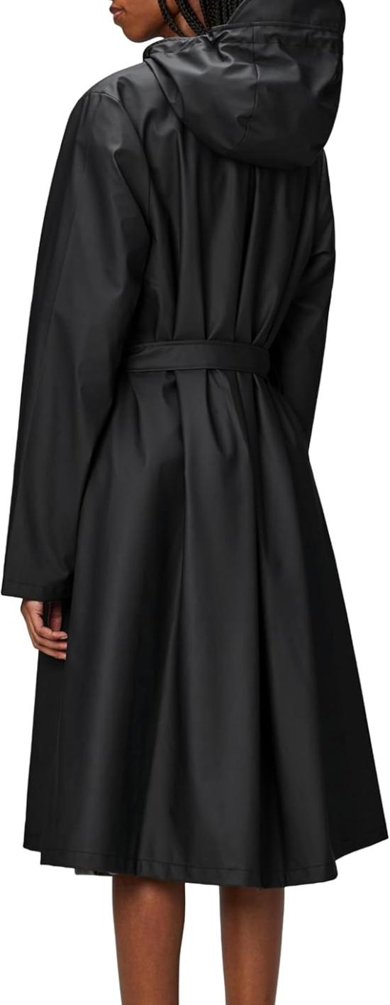 25SS 레인스 A라인 롱거 자켓 1204001 BLACK DOM - RAINS