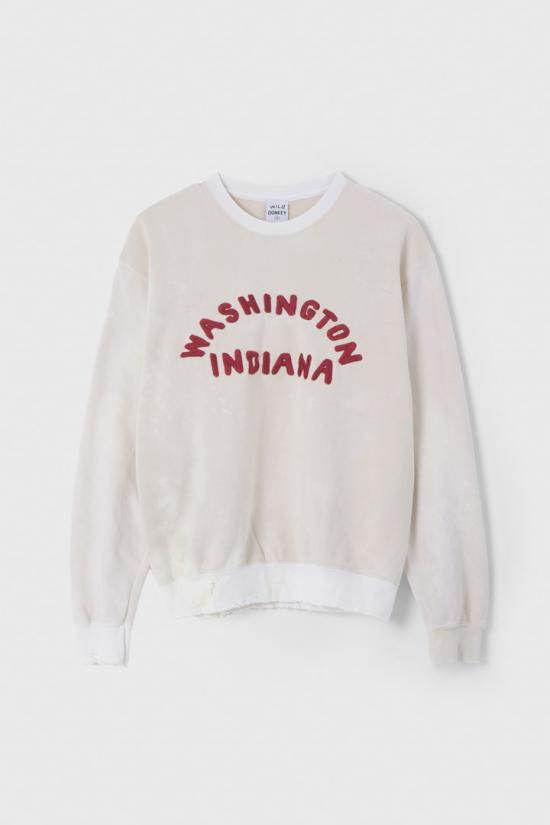  와일드 동키 긴팔 티셔츠 FGWASHINGTON BLEACHED TEA DOM