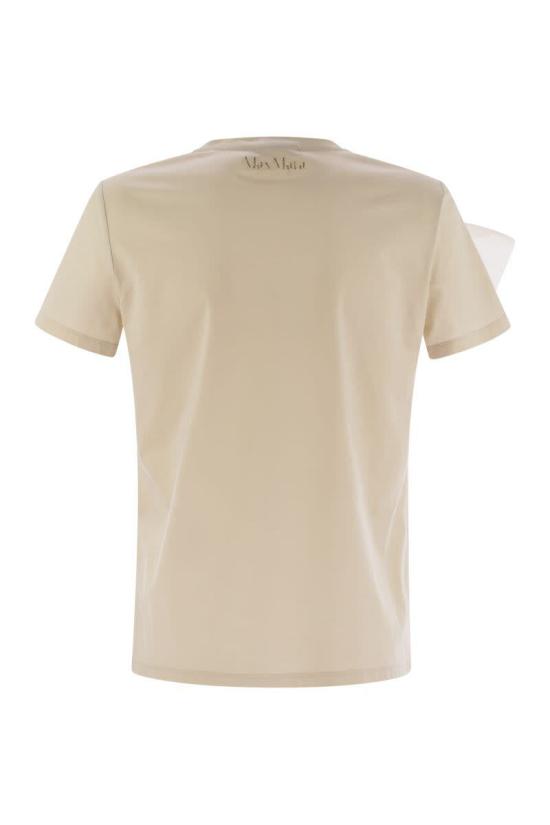 25SS 막스마라 스튜디오 반팔 티셔츠 2516941024600 007 Beige - MAX MARA STUDIO