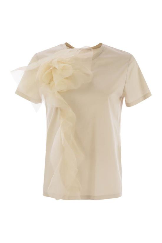 25SS 막스마라 스튜디오 반팔 티셔츠 2516941024600 007 Beige