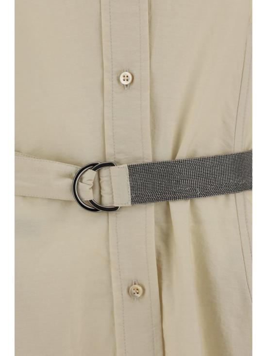 25SS 브루넬로 쿠치넬리 미디 원피스 M0F79AHB46 C2869 Beige - BRUNELLO CUCINELLI