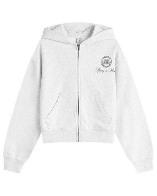  스포티앤리치 후드 티셔츠 ST068511247GY03 HEATHER GRAY NAVY DOM - SPORTY & RICH