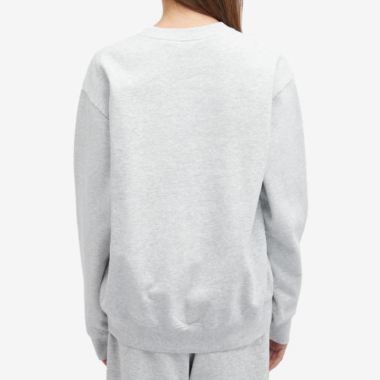  스포티앤리치 긴팔 티셔츠 ST071506043GY03 HEATHER GRAY NAVY DOM - SPORTY & RICH