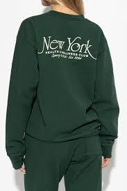  스포티앤리치 긴팔 티셔츠 ST071506034GR10 FOREST CREAM DOM - SPORTY & RICH