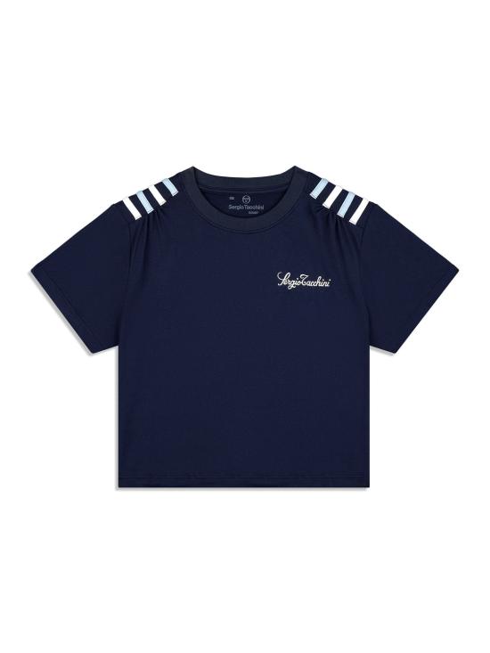  세르지오 타키니 반팔 티셔츠 STS25W51068 MARITIME BLUE DOM